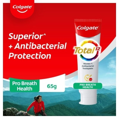 COLGATE Total Pro-Breath Health Whole Mouth Health Toothpaste 65g