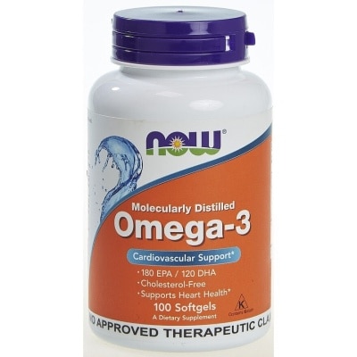 NOW Omega-3 Cadiovascular Support 100 Softgels