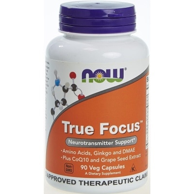 NOW True Focus 90 Veg Capsules