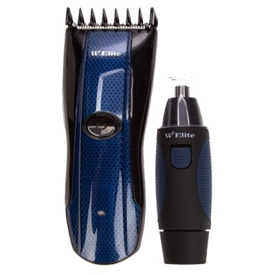 W ELITE Rechargeable Hair Clipper & Nose Trimmer (Plug & Play)