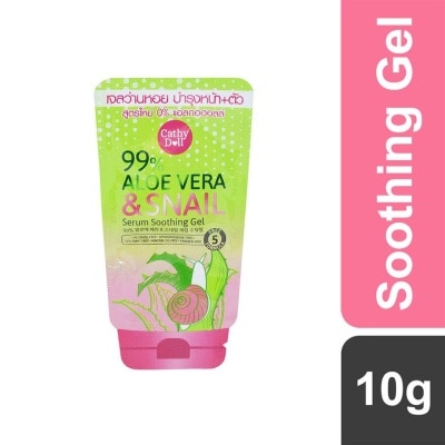 CATHY DOLL Aloe Vera & Snail Serum Soothing Gel 10g
