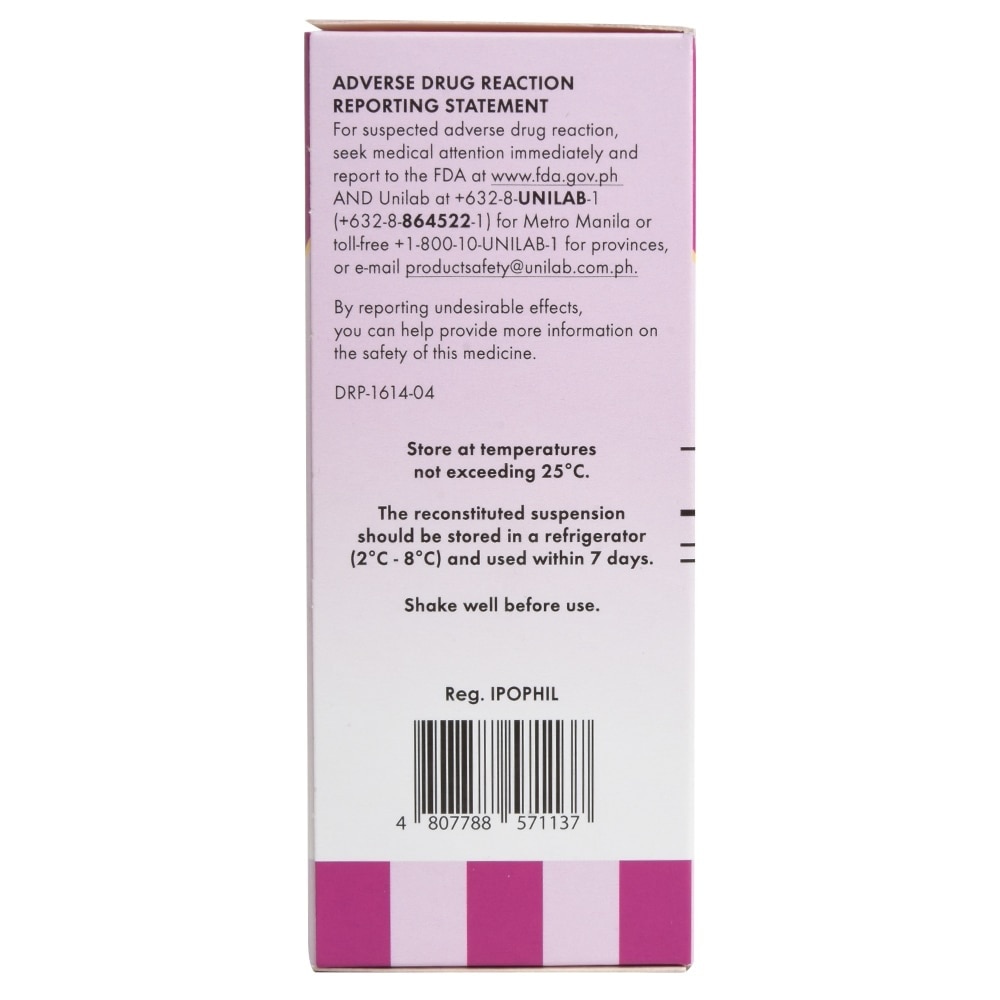 Amoxicillin + Clavulanic Acid 312 5mg 60ml 1 Bottle [PRESCRIPTION REQUIRED]