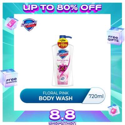 SAFEGUARD SAFEGUARD Pink Aloe Body Wash 720mL