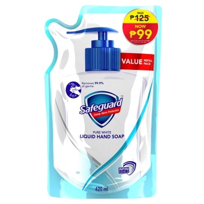 SAFEGUARD SAFEGUARD Liquid Hand Soap White 420ml Refill