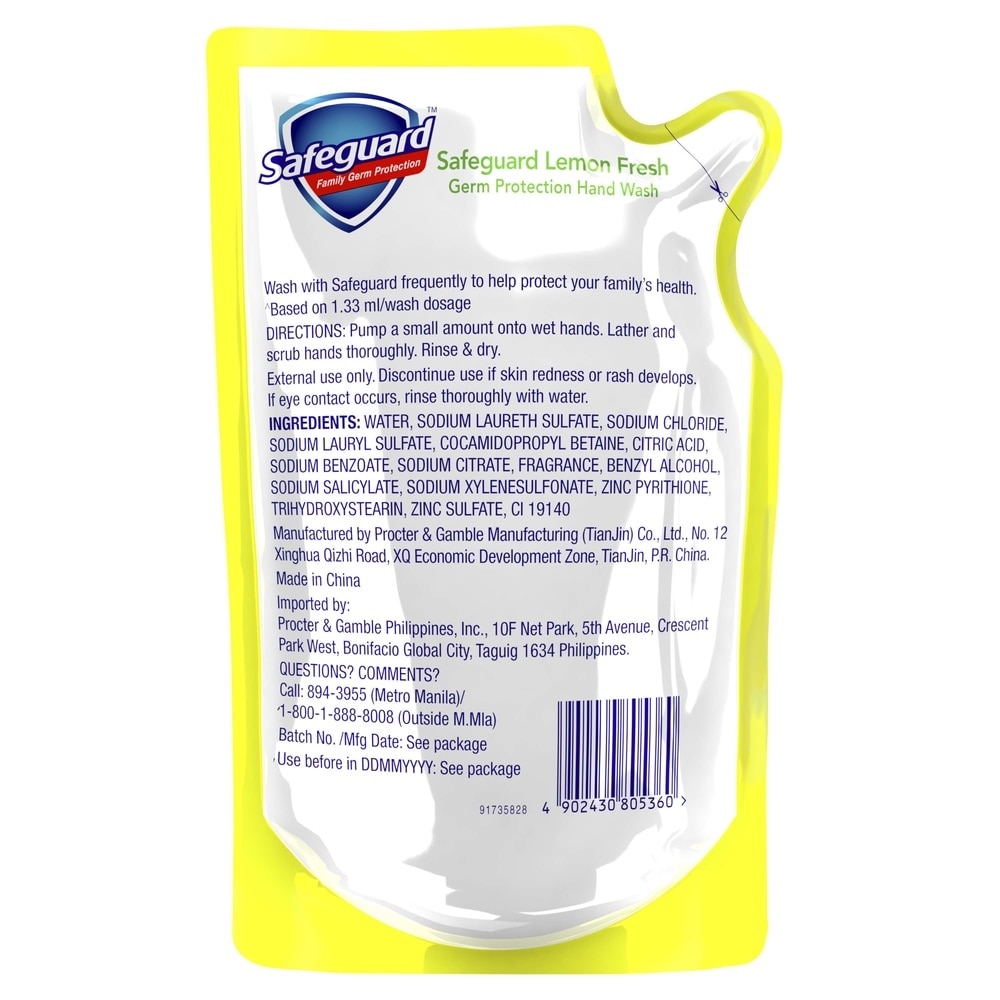 Liquid Hand Soap Lemon 420ml Refill