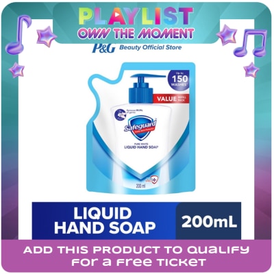 SAFEGUARD - SAFEGUARD Pure White Liquid Hand Soap Refill 200mL x 1