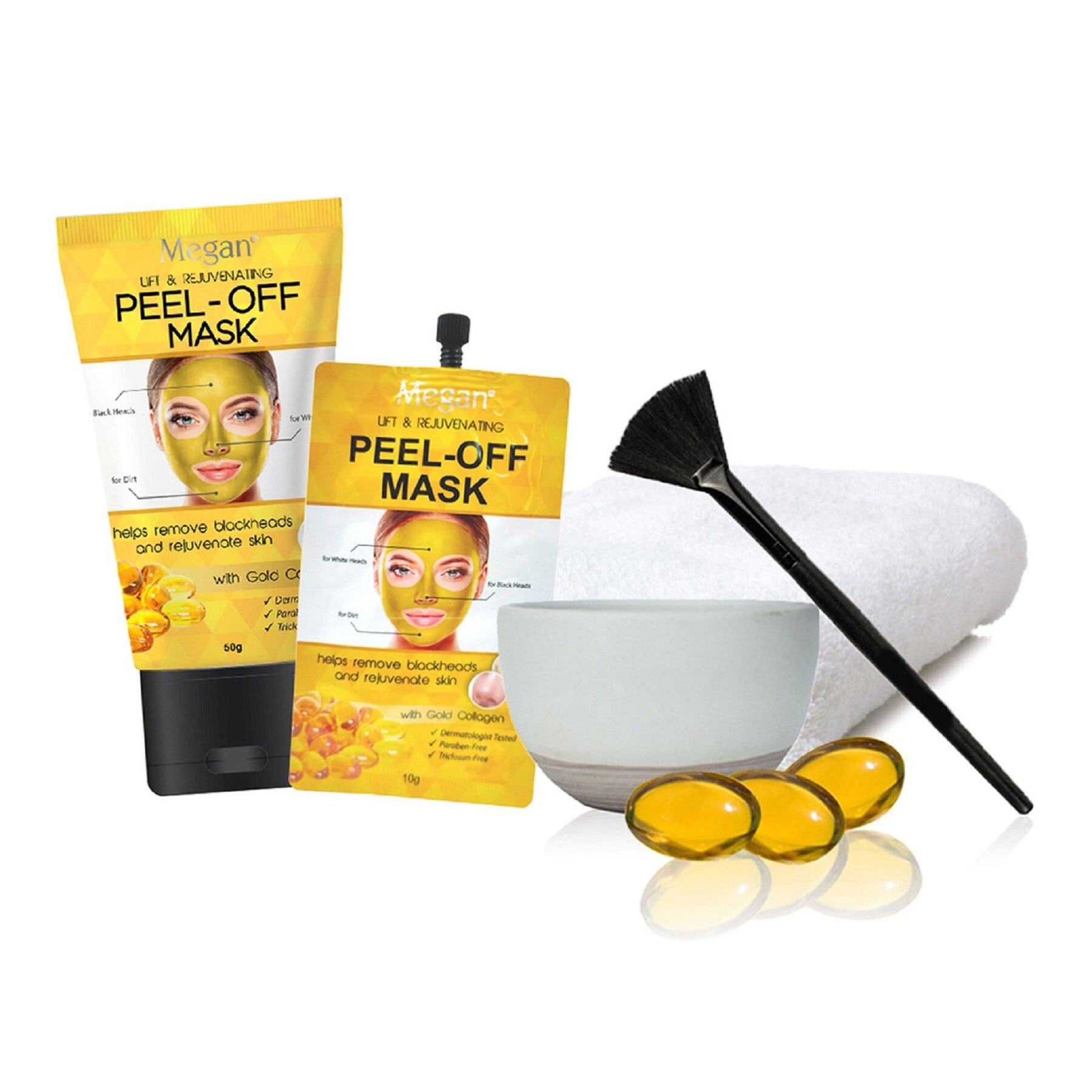 Gold Collagen Peel Off Clay Mask 50g