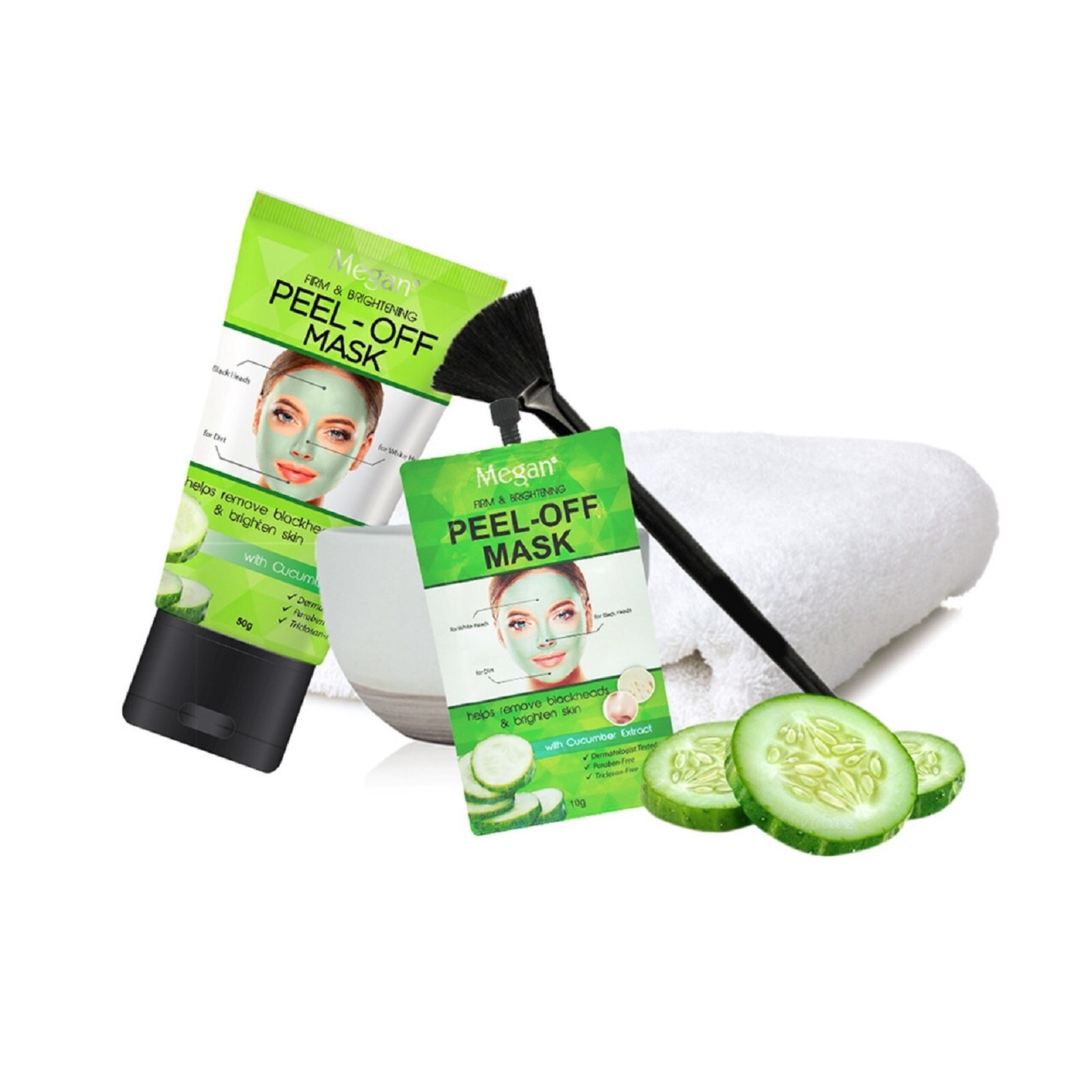 Cucumber Peel Off Gel Mask 10g