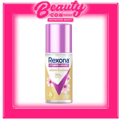 REXONA REXONA Women Deodorant Roll-On Natural Brightening Fresh Sakura 45ml