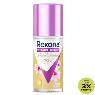 REXONA REXONA Women Deodorant Roll-On Natural Brightening Fresh Sakura 45ml
