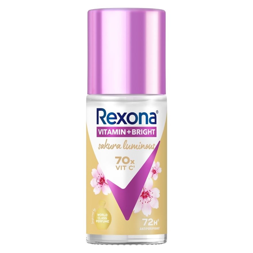 REXONA Women Deodorant Roll-On Natural Brightening Fresh Sakura 45ml