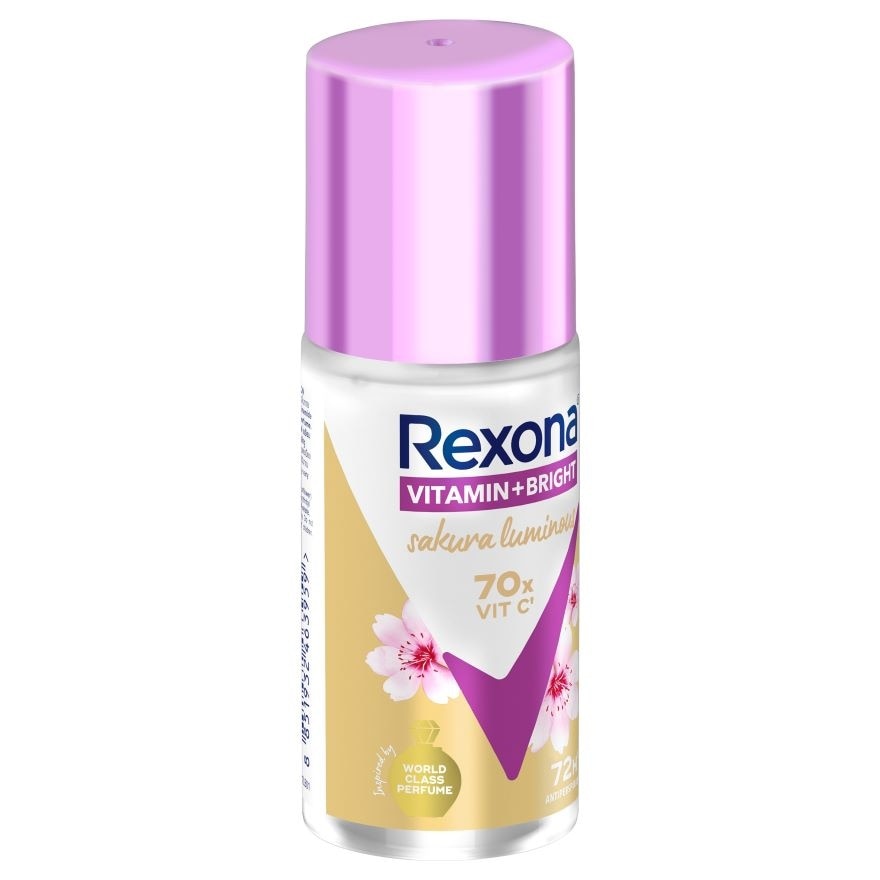 REXONA Women Deodorant Roll-On Natural Brightening Fresh Sakura 45ml