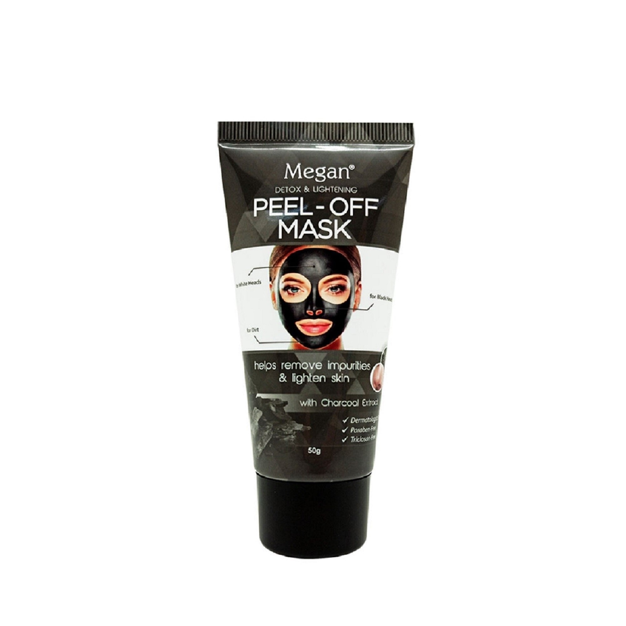 MEGAN Peel Off Mask Charcoal N Niacinamide 50g