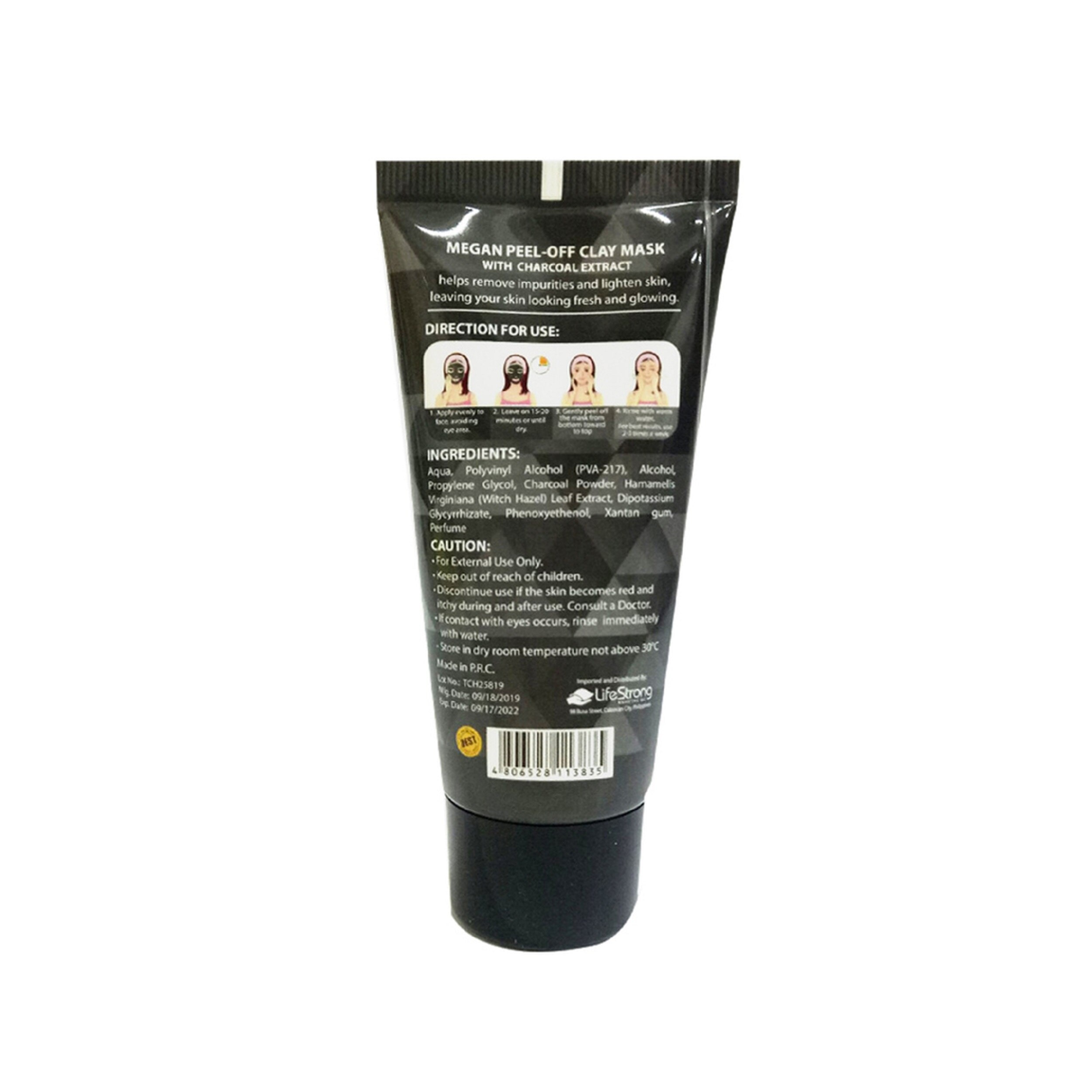 MEGAN Peel Off Mask Charcoal N Niacinamide 50g