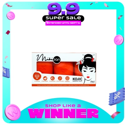 MIKI SAN - Kojic Original Bar Soap 125gx3 image