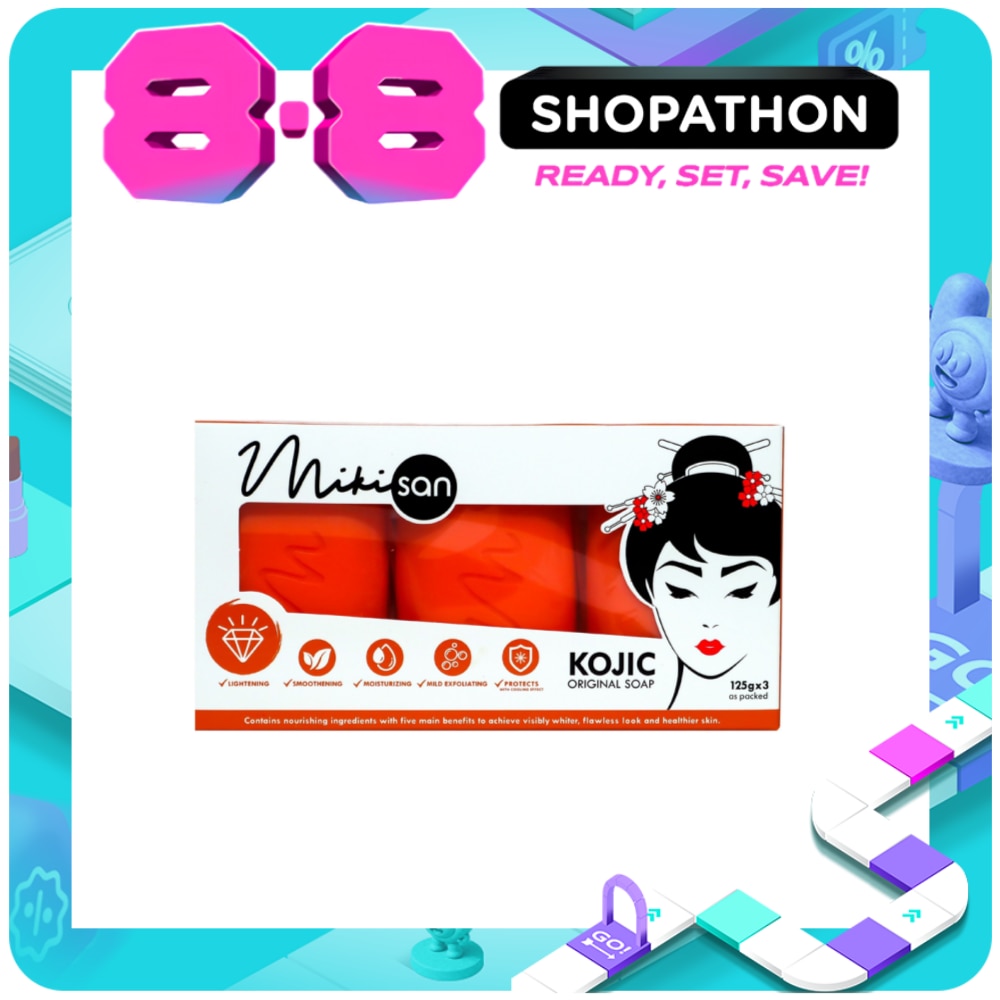 Kojic Original Bar Soap 125gx3 image