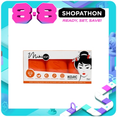 MIKI SAN - Kojic Original Bar Soap 90gx3 image