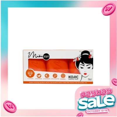 MIKI SAN Kojic Original Bar Soap 90gx3 image