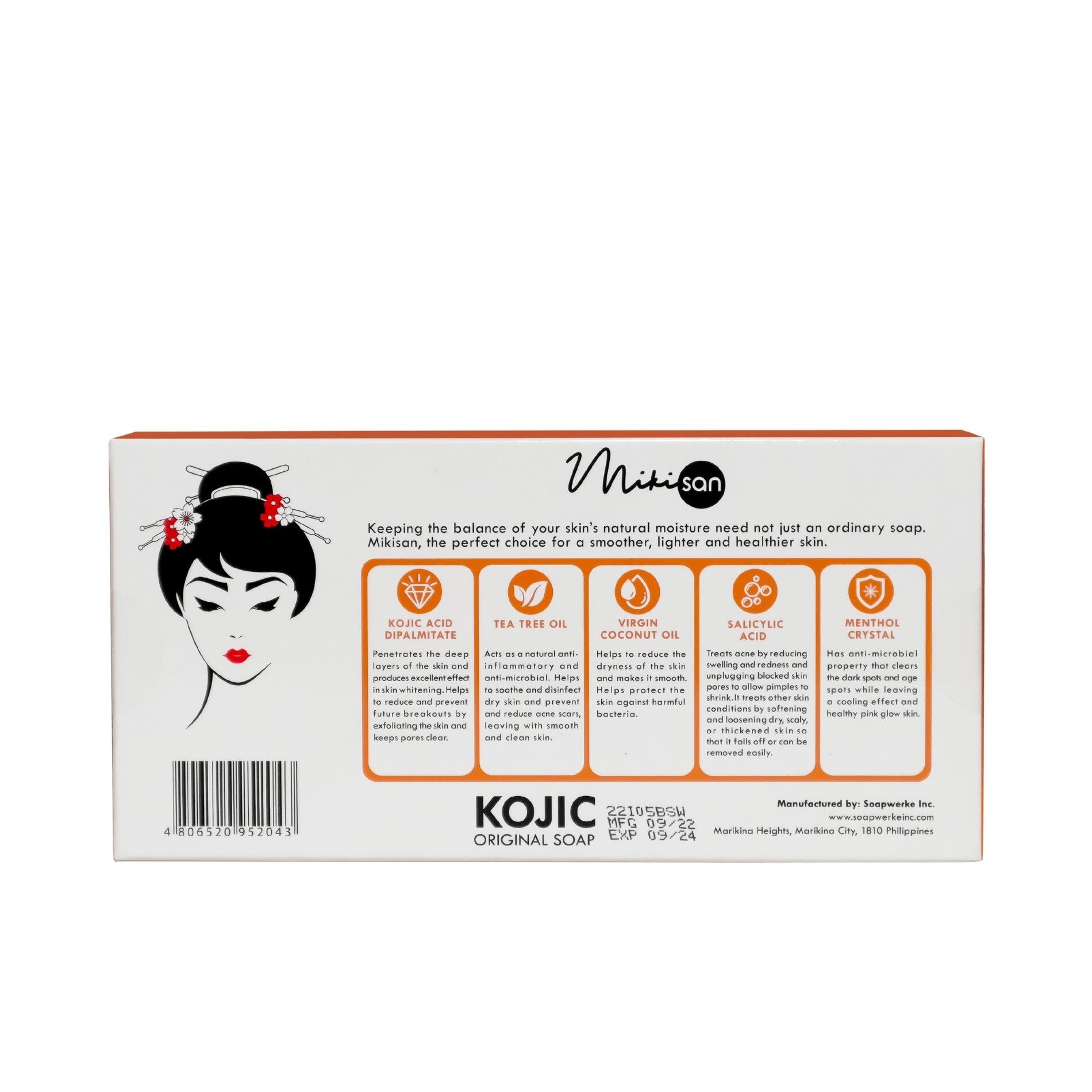 Kojic Original Bar Soap 90gx3