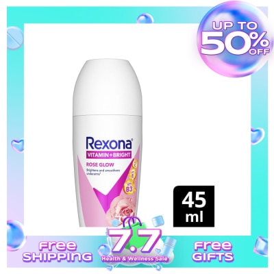 REXONA REXONA Women Deodorant Roll-On Natural Brightening Fresh Rose 50ml