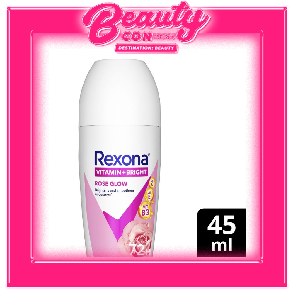 REXONA Women Deodorant Roll-On Natural Brightening Fresh Rose 50ml