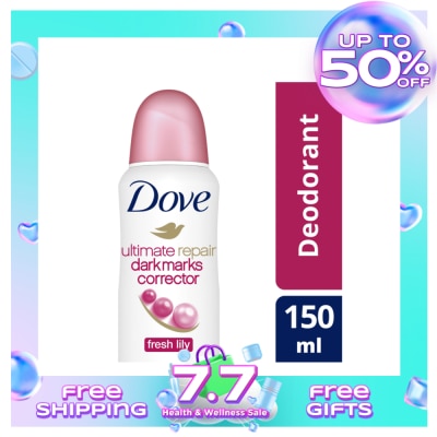 DOVE Dove Deodorant Spray Ultimate Repair Dark Marks Corrector Fresh Lily 150ML