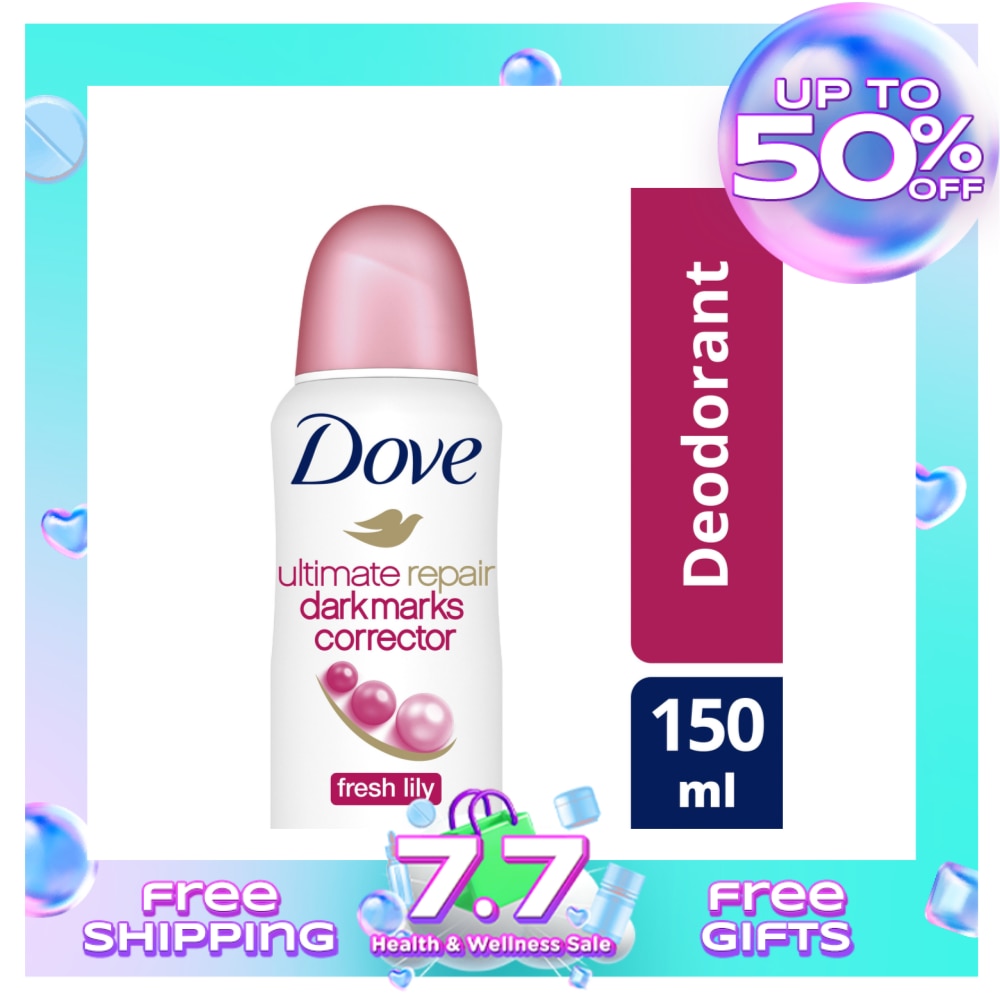 Dove Deodorant Spray Ultimate Repair Dark Marks Corrector Fresh Lily 150ML