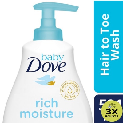 BABY DOVE Hair To Toe Wash Rich Moisture 591ml