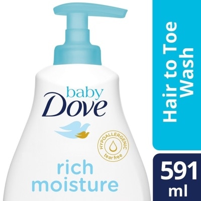 BABY DOVE Hair To Toe Wash Rich Moisture 591ml