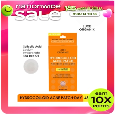 LUXE ORGANIX - Trouble Acne Spot Patch Day - 10 G