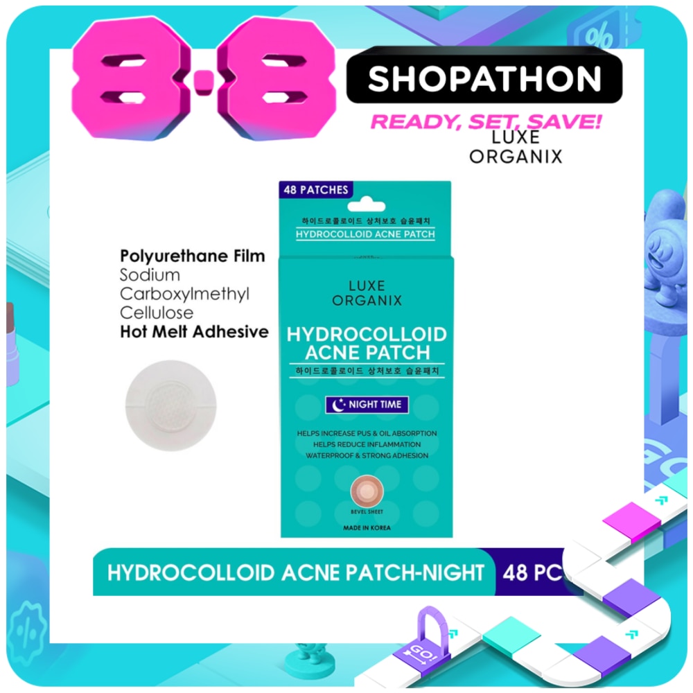 Hydrocolloid Acne Spot Patch Night image