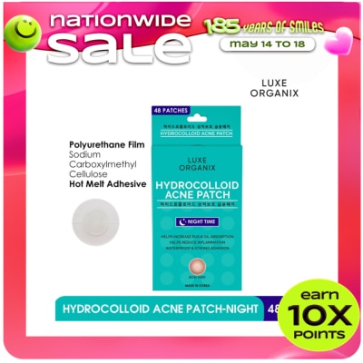 LUXE ORGANIX - Hydrocolloid Acne Spot Patch Night