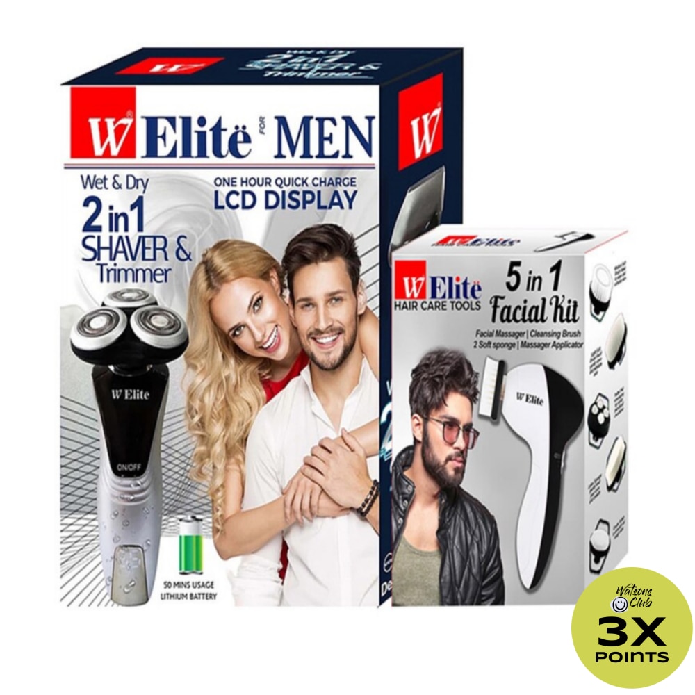 2 In 1 Shaver N Facial Kit