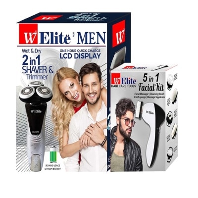 W ELITE 2 In 1 Shaver N Facial Kit