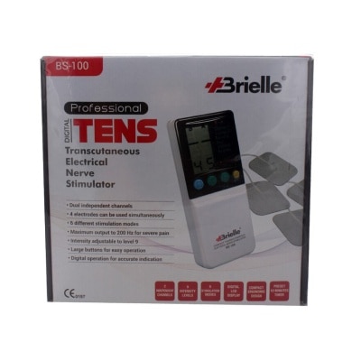 BRIELLE Digital Transcutaneous Electrical Nerve Stimulator (TENS) with Dual Channels