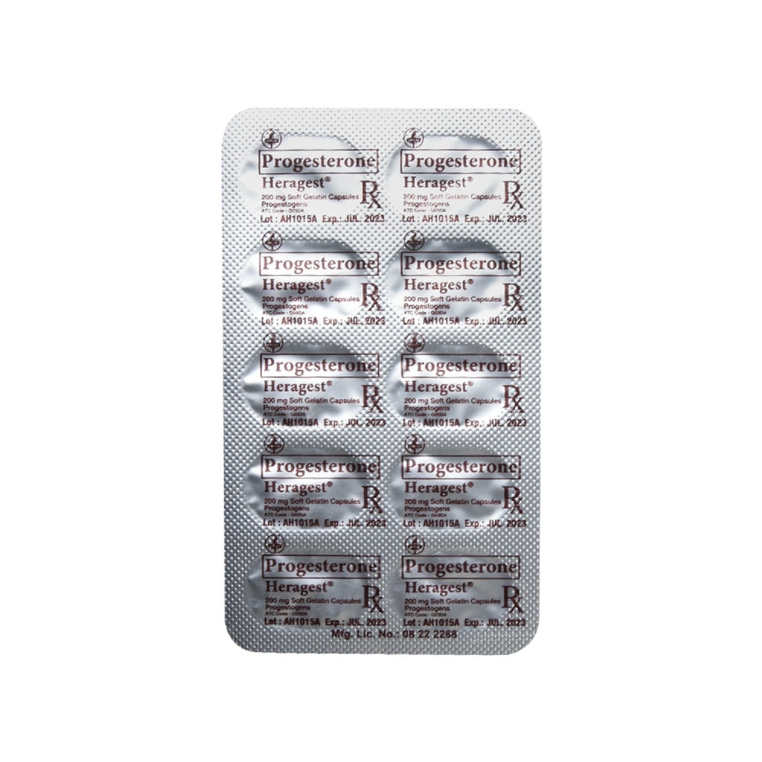 Progesterone 200mg 1 Softgel Capsule [PRESCRIPTION REQUIRED]