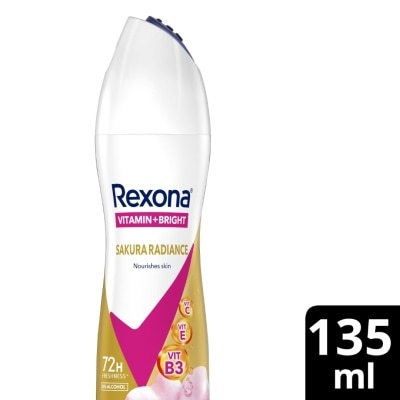 REXONA REXONA Women Deodorant Spray Natural Brightening Fresh Sakura 135ml