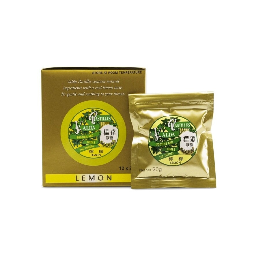 Pastilles Lemon 20g Zip Pouch