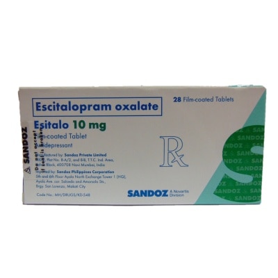 ESITALO Escitalopram 10mg 1 Tablet [PRESCRIPTION REQUIRED]