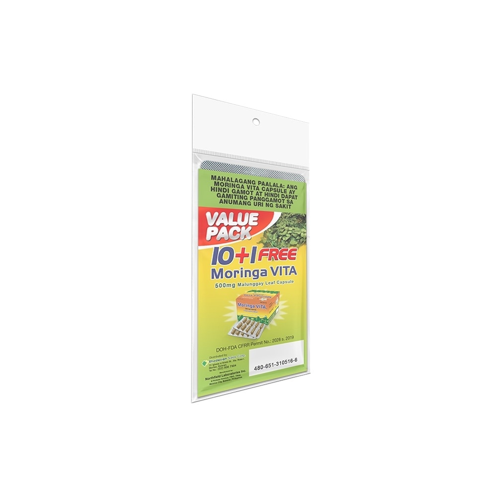 Vita 10+1 500mg Malunggay Capsule