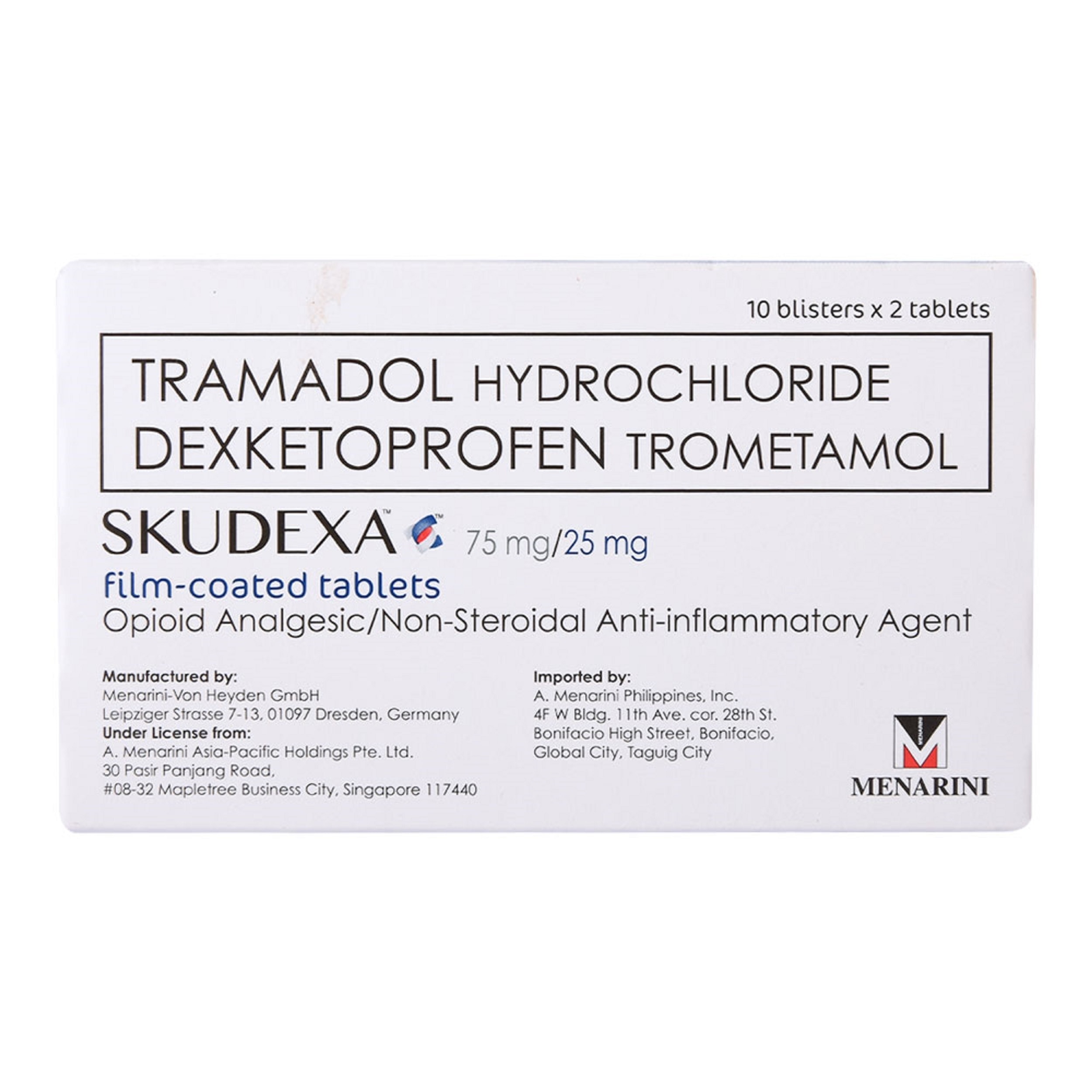 Tramadol Hydrochloride 75Mg, Dexketoprofen 25Mg 1 Tablet [Prescription Required]