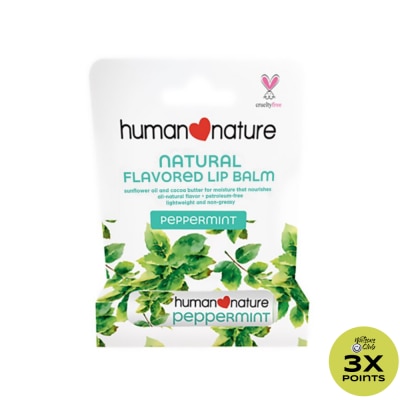 HUMAN NATURE 100% Natural Lip Balm Peppermint 4g