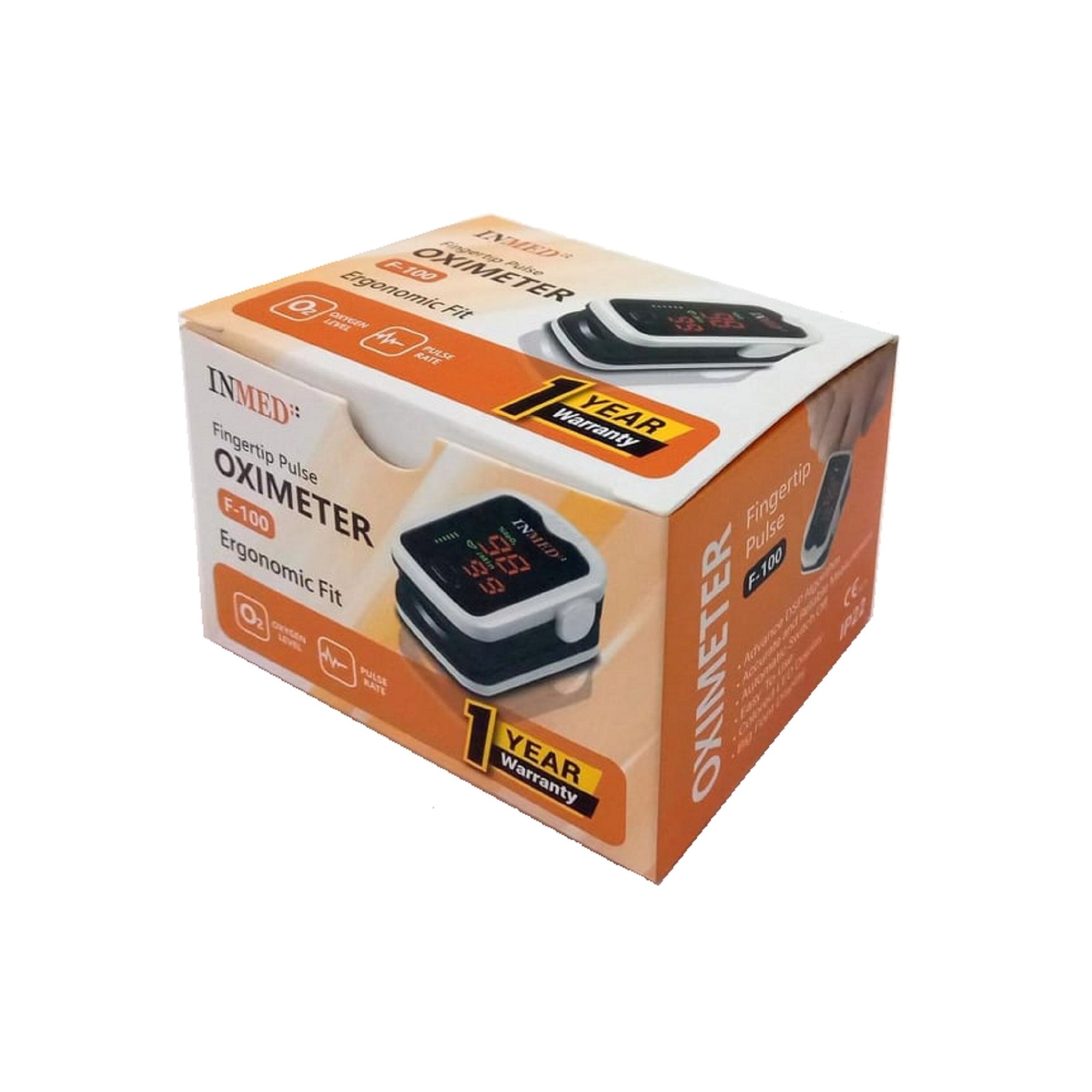 Inmed Pulse Oximeter Model: A310 with Rubber Case 1 Pulse Oximeter