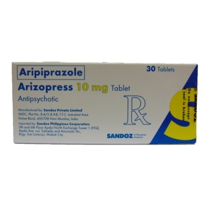 ARIZOPRESS - Aripiprazole 10mg 1 Tablet [PRESCRIPTION REQUIRED]