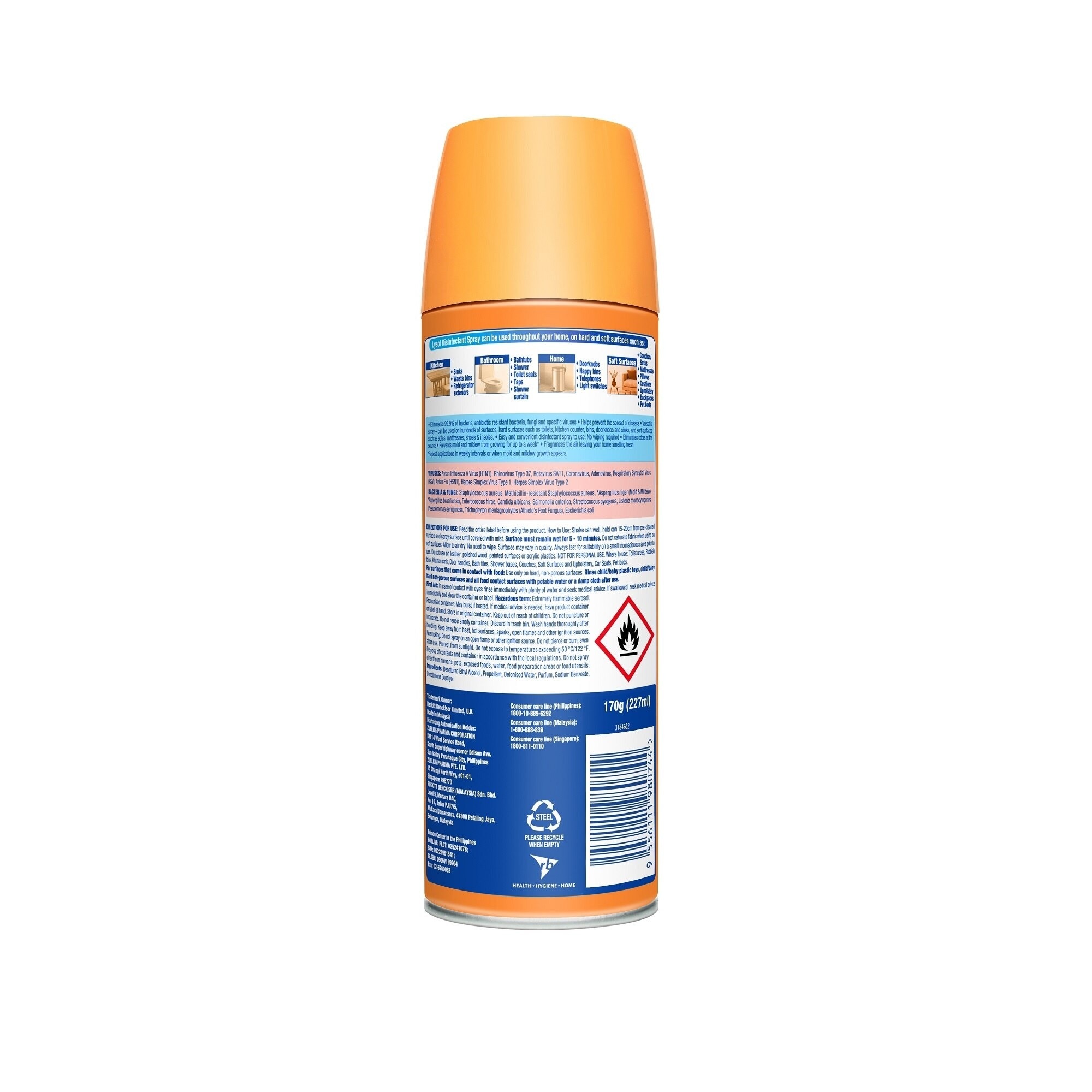 Disinfectant Spray Citrus Meadows 170G