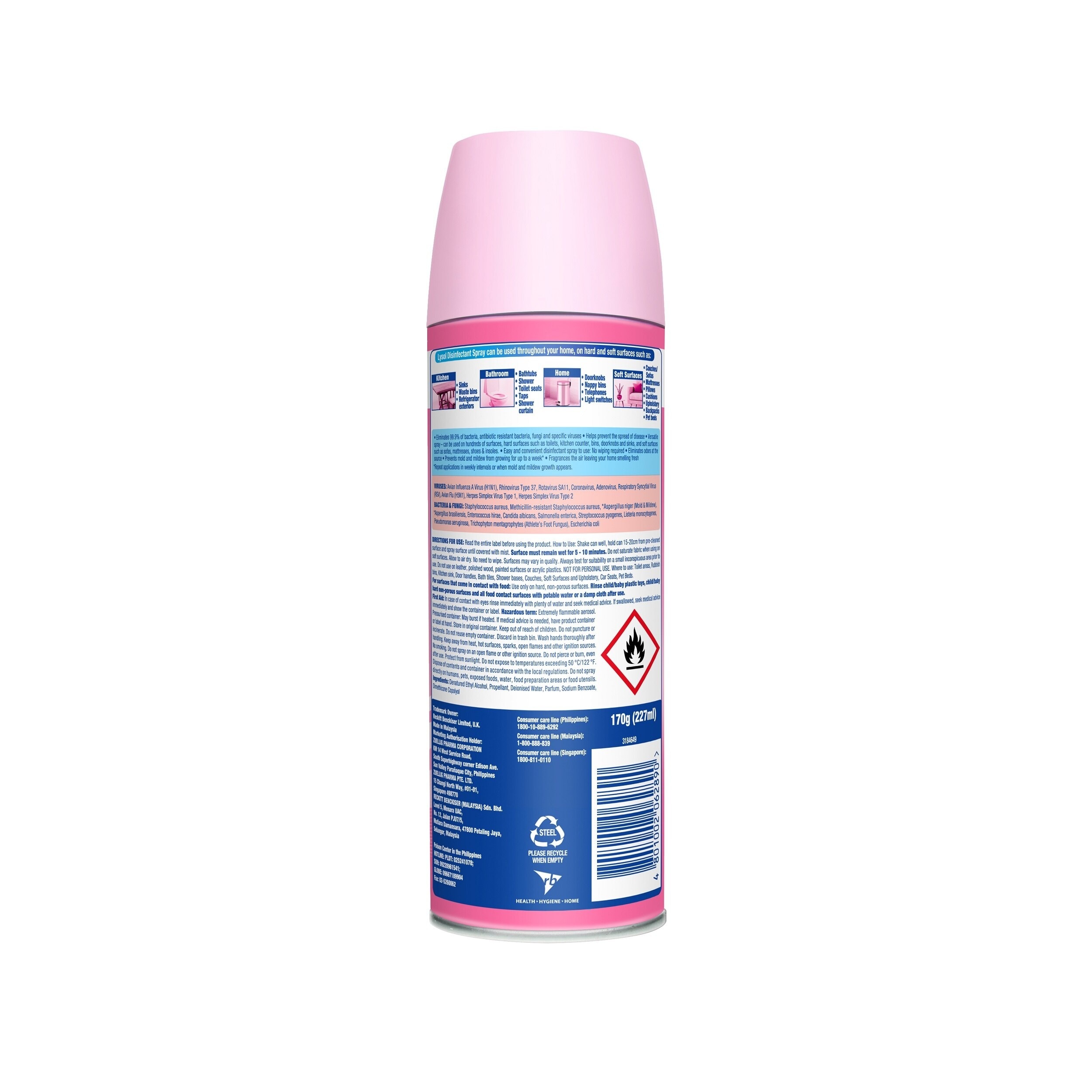 Disinfectant Spray Fresh Blossom 170G