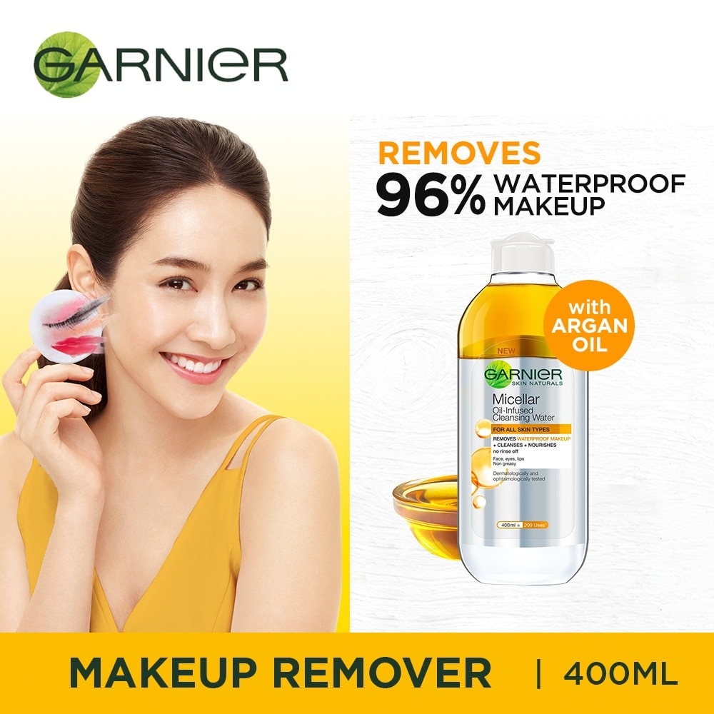 Micellar Cleansing Water + Argan Oil 400ml [FOR WATERPROOF MAKEUP]