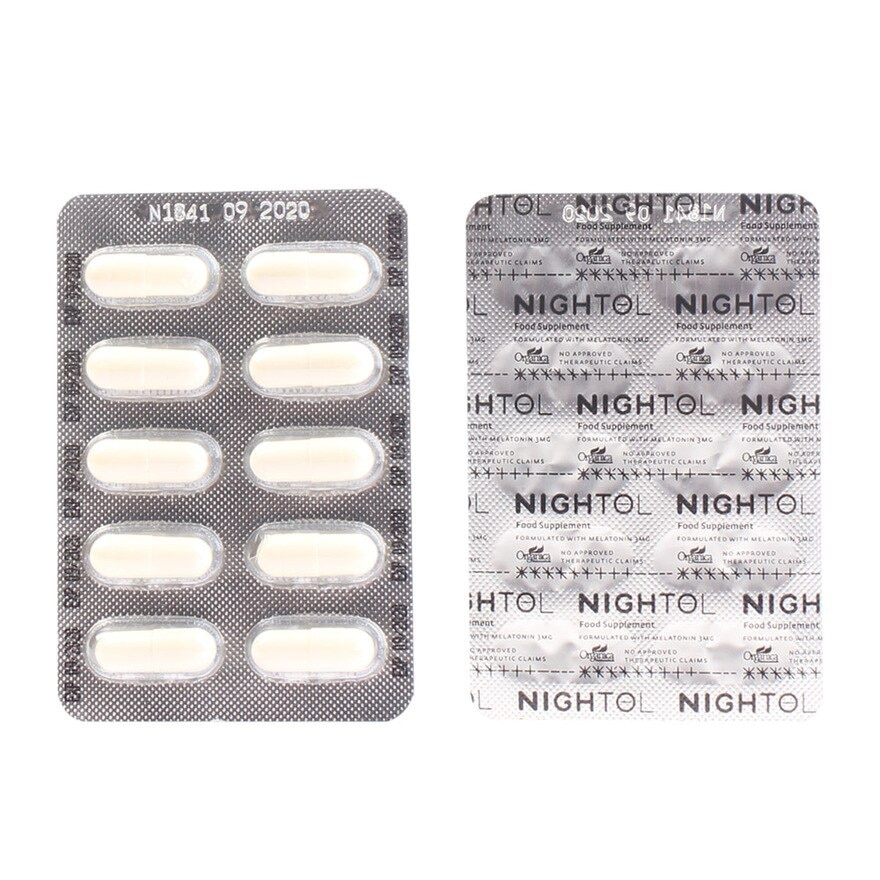 Nightol Food Supplement 3mg 1 Capsule