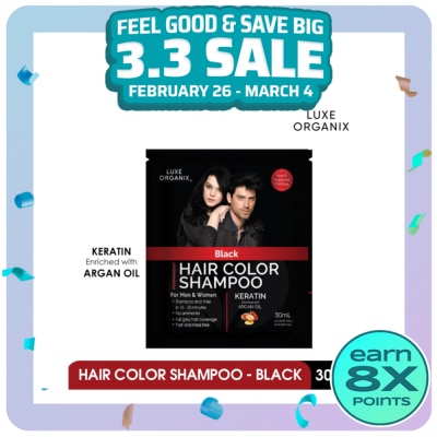 LUXE ORGANIX Luxe Organix Color Shampoo Black 30ml