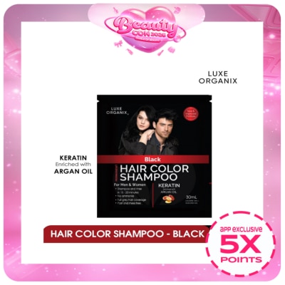 LUXE ORGANIX - Luxe Organix Color Shampoo Black 30ml